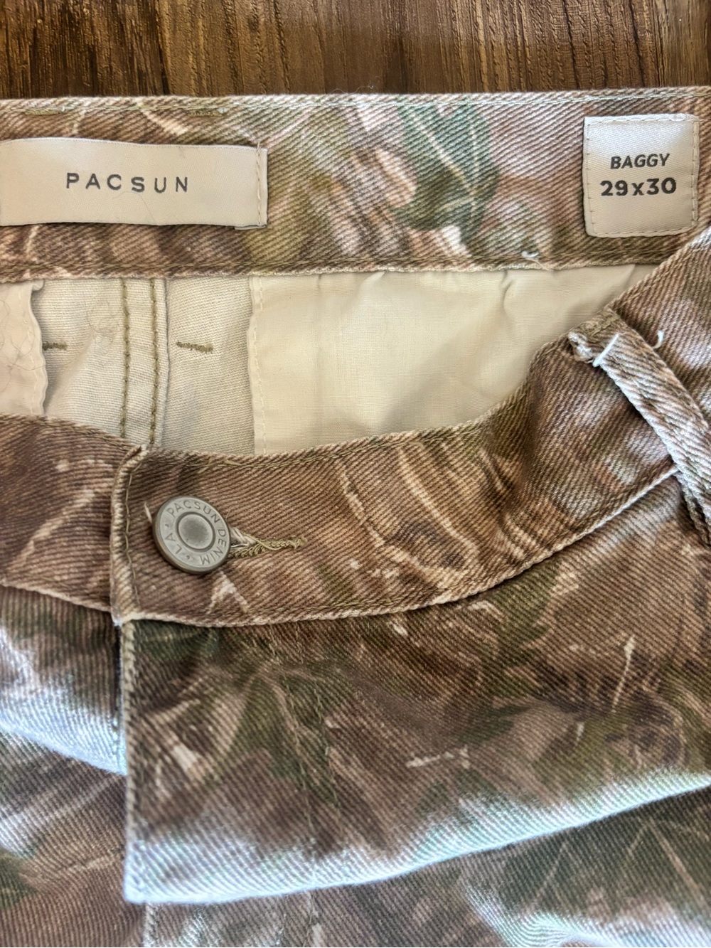 PacSun Baggy Camo Cargo Pants